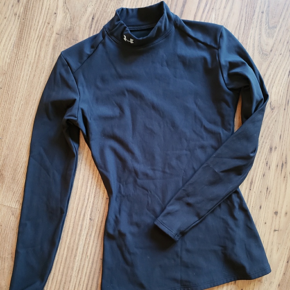 Under Armour Coldgear Mock Turtleneck Bl Pullover
